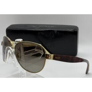 Ralph Lauren RA4096 Aviator Eyeglasses Frames Gold Brown 59-11